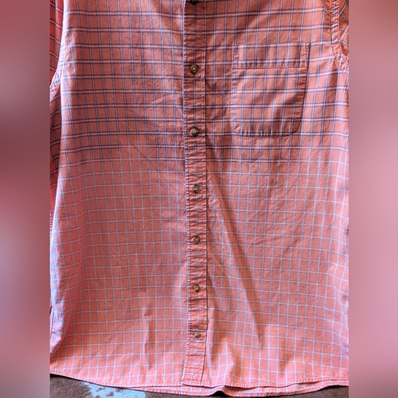 Upcycled Dip Dyed Bleached Button Down Shirt With Sugar Skull - Picture 10 of 13